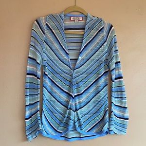 Like-new open knit pima cotton cardigan